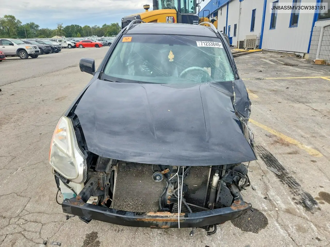 2012 NISSAN ROGUE VIN JN8AS5MV3CW383181 — фото 5