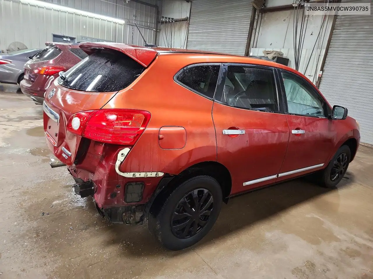 2012 NISSAN ROGUE VIN JN8AS5MV0CW390735 — фото 3