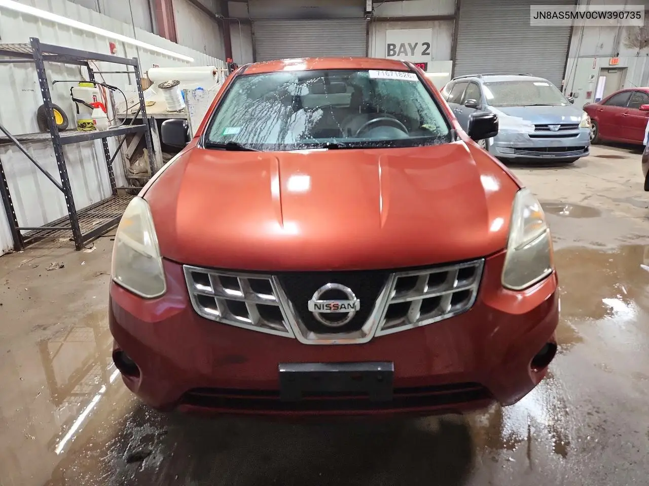 2012 NISSAN ROGUE VIN JN8AS5MV0CW390735 — фото 5