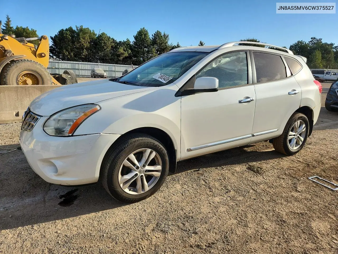 NISSAN ROGUE 2012, VIN JN8AS5MV6CW375527