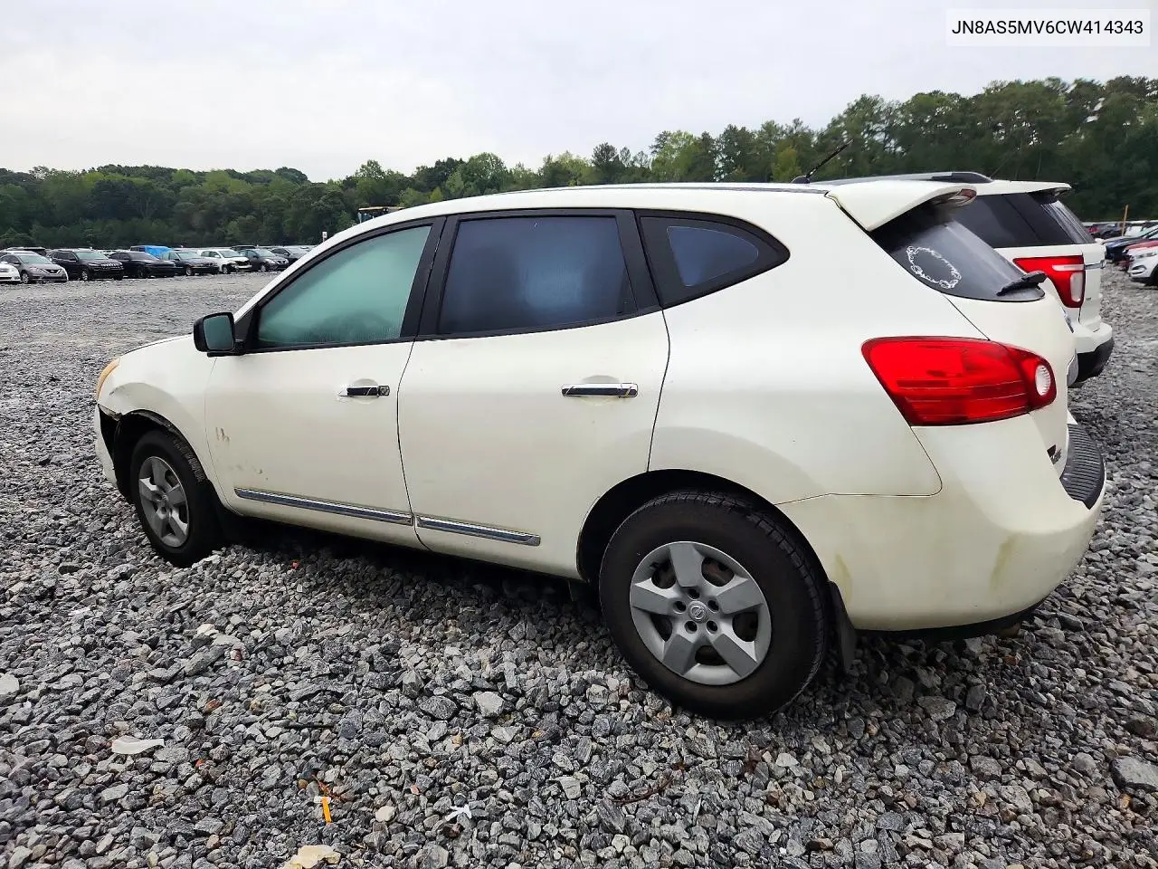 2012 NISSAN ROGUE VIN JN8AS5MV6CW414343 — фото 2
