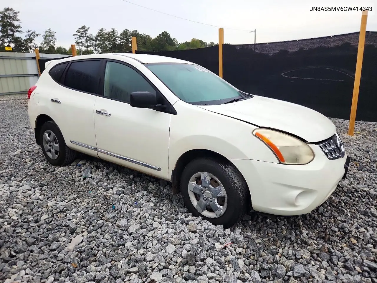 2012 NISSAN ROGUE VIN JN8AS5MV6CW414343 — фото 4