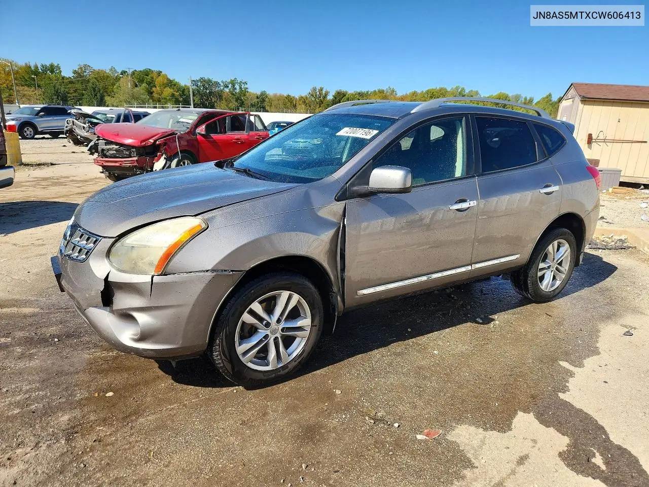 NISSAN ROGUE 2012, VIN JN8AS5MTXCW606413
