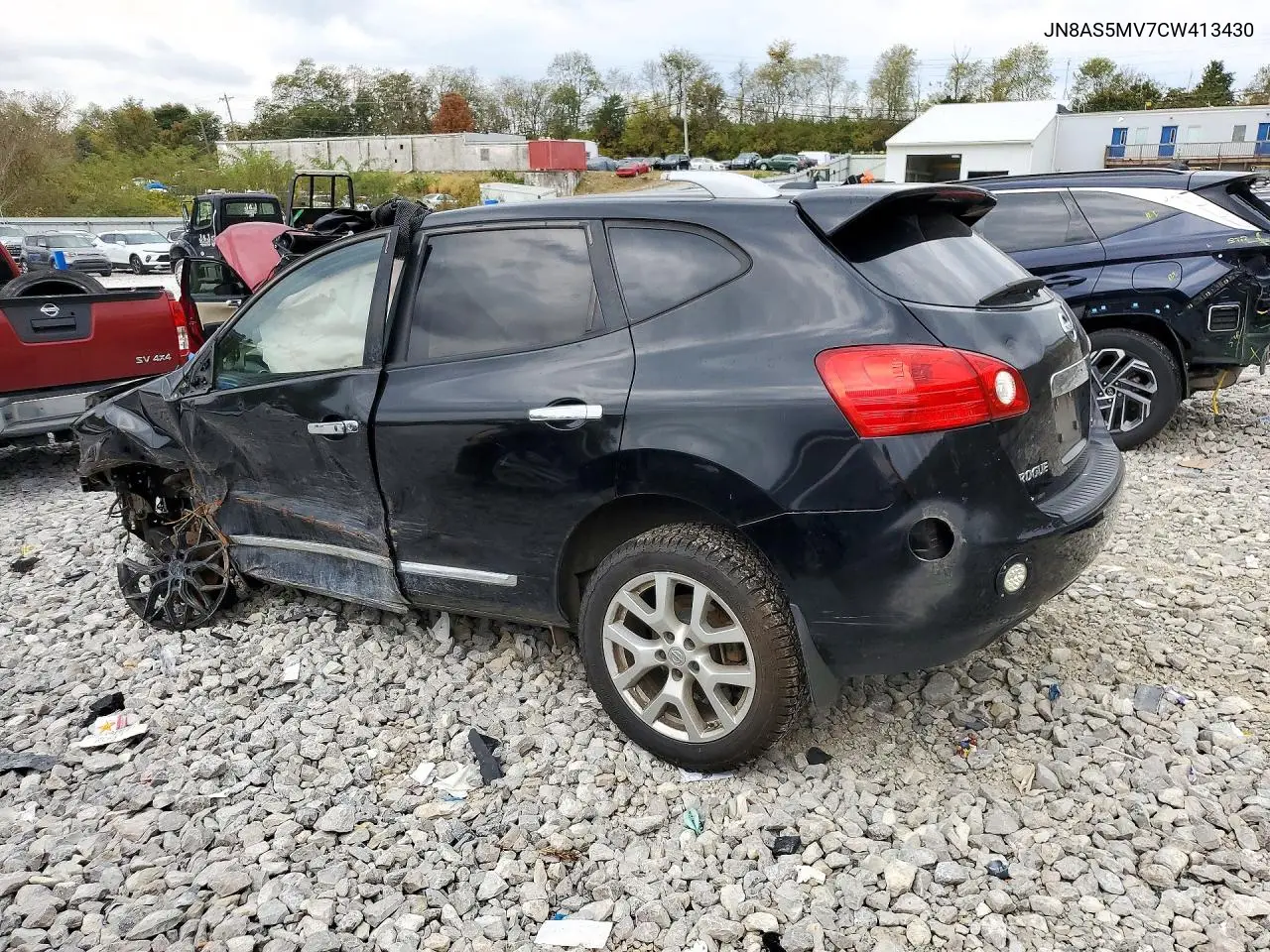 2012 NISSAN ROGUE VIN JN8AS5MV7CW413430 — фото 2