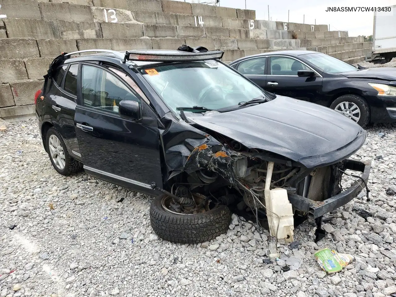 2012 NISSAN ROGUE VIN JN8AS5MV7CW413430 — фото 4