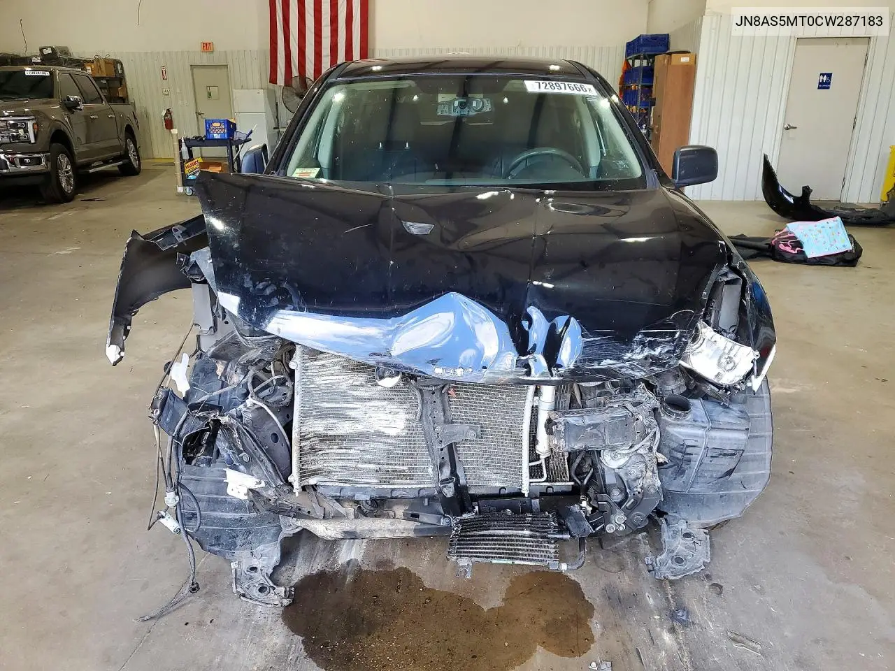 2012 NISSAN ROGUE VIN JN8AS5MT0CW287183 — фото 5