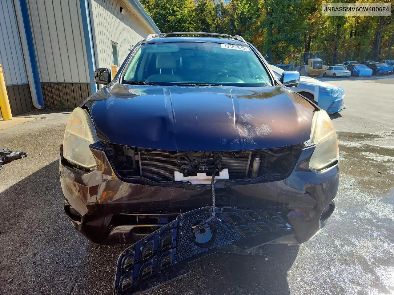 NISSAN ROGUE 2012, VIN JN8AS5MV6CW400684