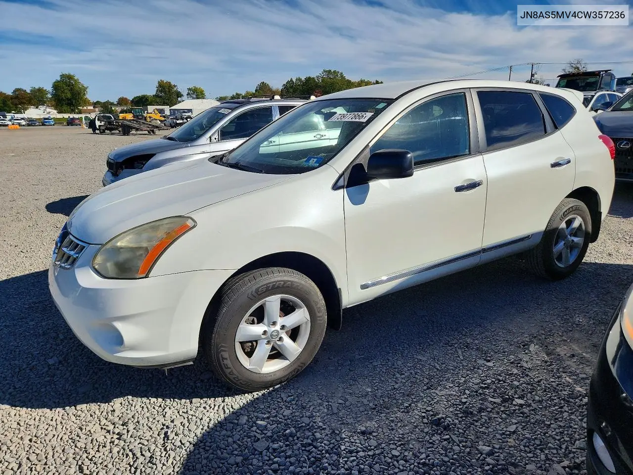 NISSAN ROGUE 2012, VIN JN8AS5MV4CW357236