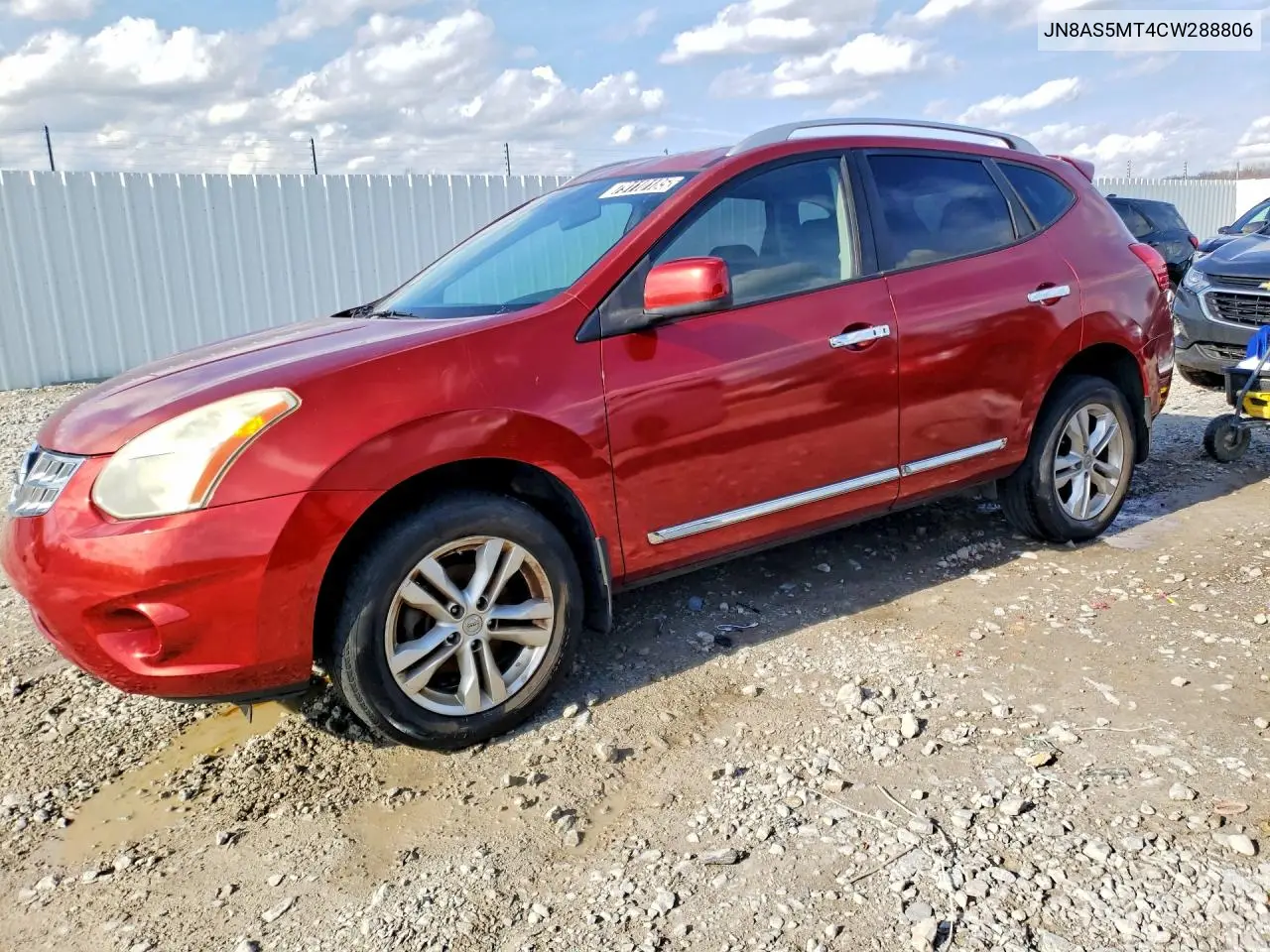 NISSAN ROGUE 2012, VIN JN8AS5MT4CW288806
