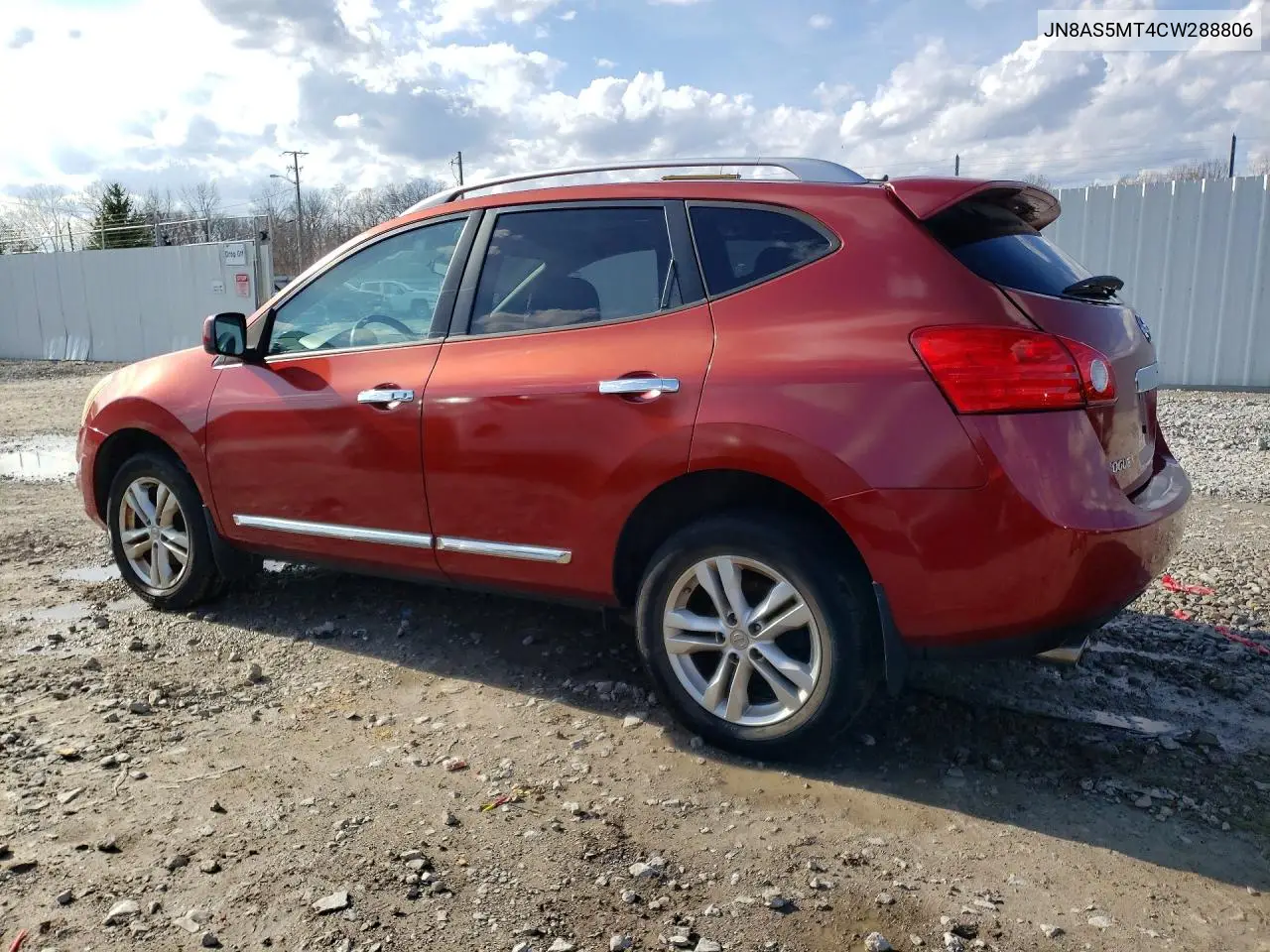2012 NISSAN ROGUE VIN JN8AS5MT4CW288806 — фото 2