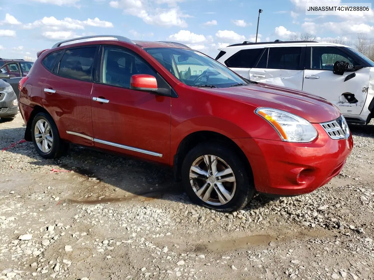 2012 NISSAN ROGUE VIN JN8AS5MT4CW288806 — фото 4