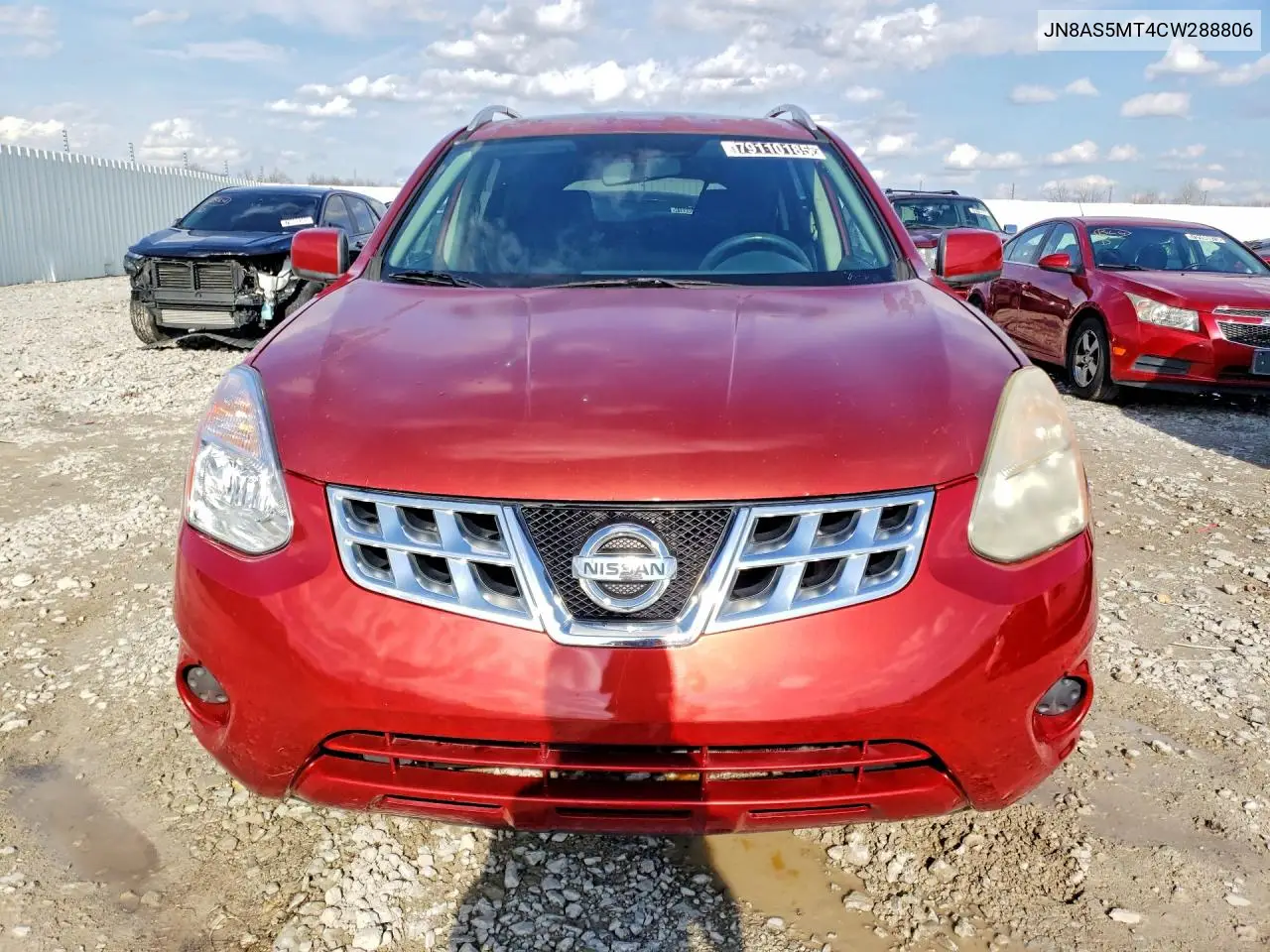 2012 NISSAN ROGUE VIN JN8AS5MT4CW288806 — фото 5