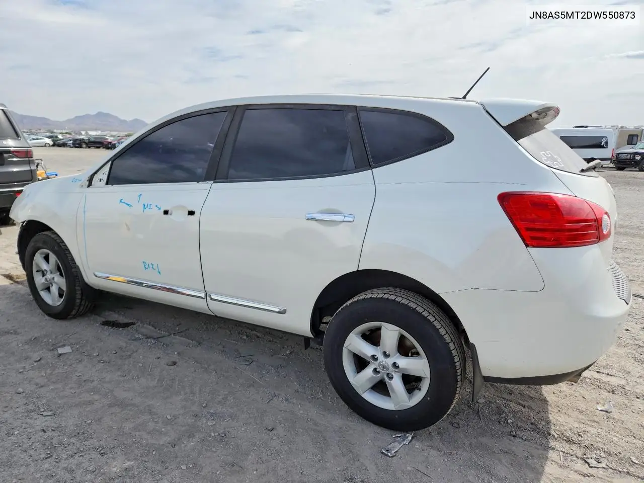 2013 NISSAN ROGUE VIN JN8AS5MT2DW550873 — фото 2
