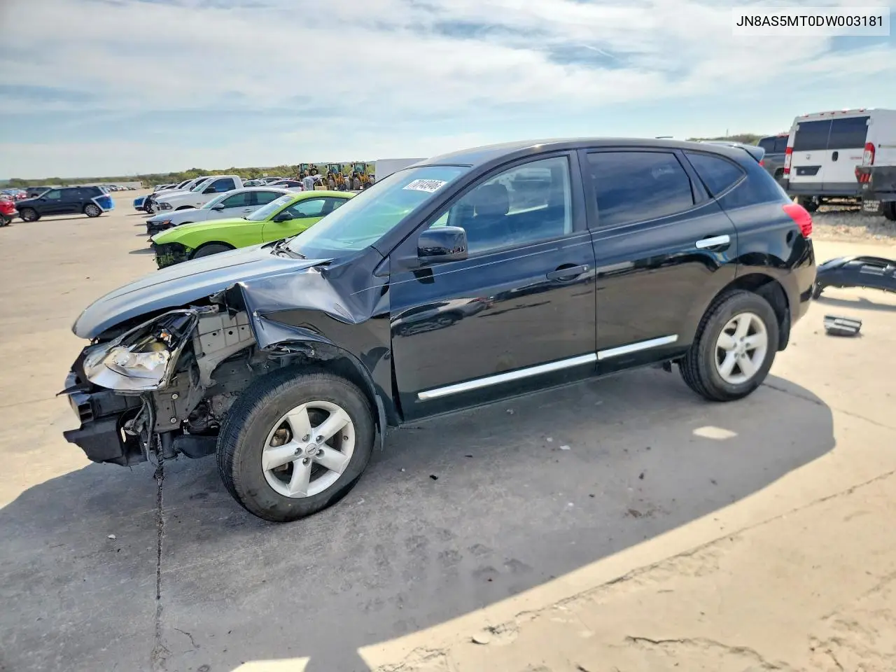 NISSAN ROGUE 2013, VIN JN8AS5MT0DW003181