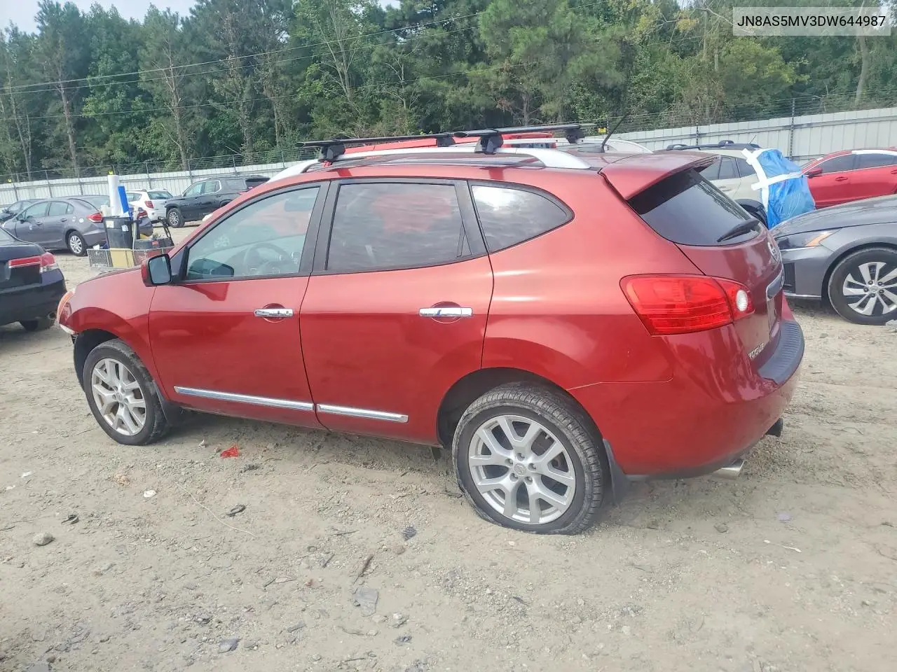 2013 NISSAN ROGUE VIN JN8AS5MV3DW644987 — фото 2