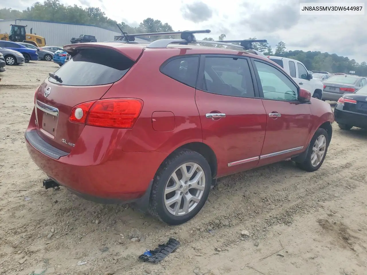2013 NISSAN ROGUE VIN JN8AS5MV3DW644987 — фото 3