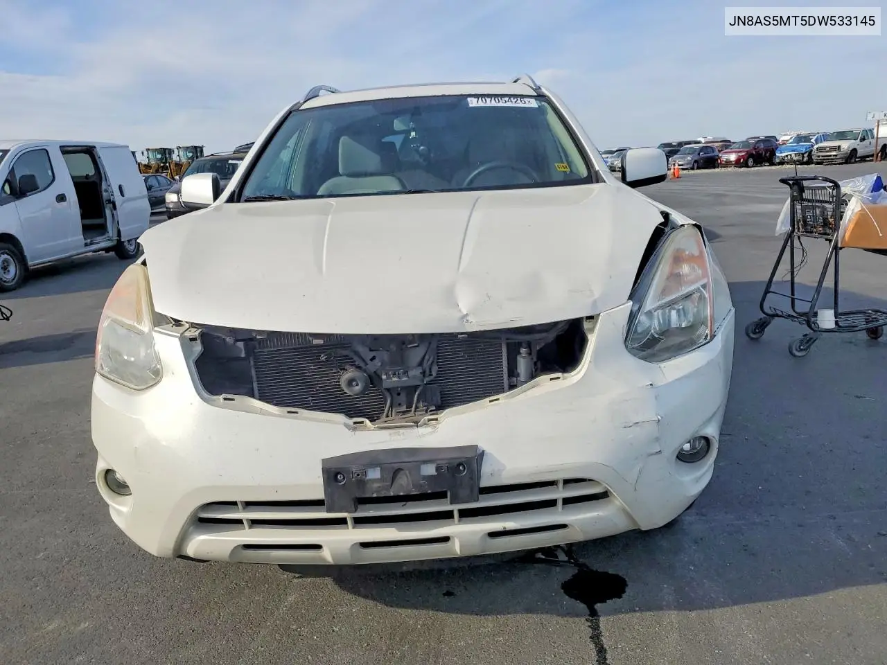 2013 NISSAN ROGUE VIN JN8AS5MT5DW533145 — фото 5
