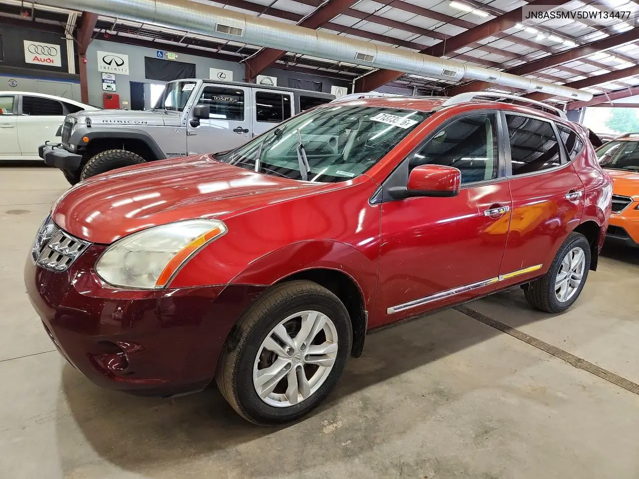 NISSAN ROGUE 2013, VIN JN8AS5MV5DW134477