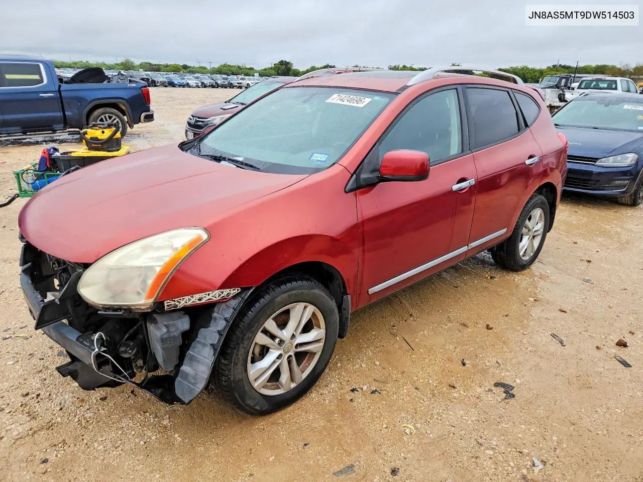 NISSAN ROGUE 2013, VIN JN8AS5MT9DW514503