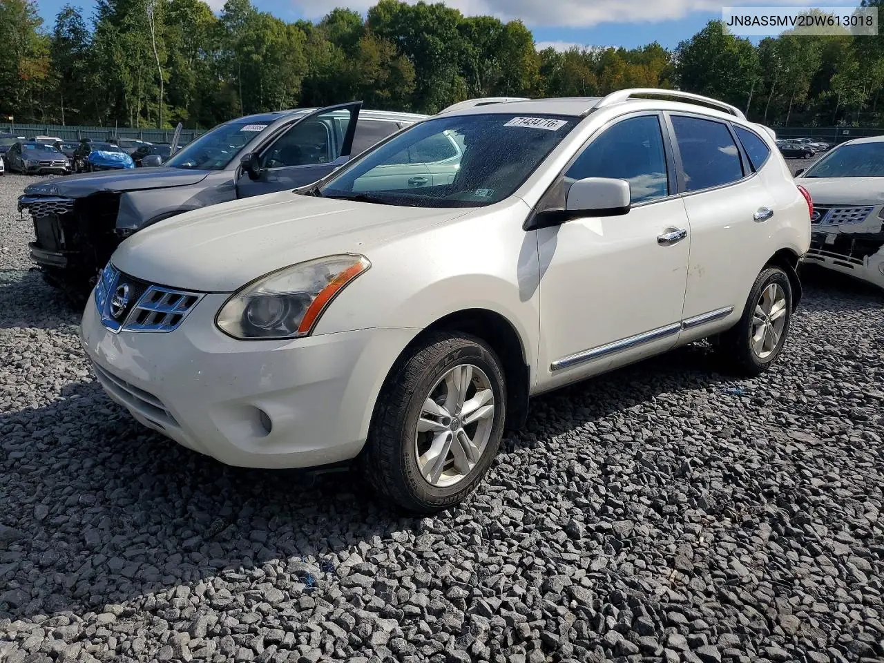 NISSAN ROGUE 2013, VIN JN8AS5MV2DW613018