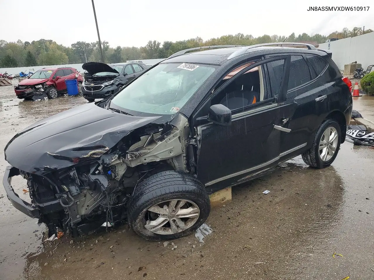 NISSAN ROGUE 2013, VIN JN8AS5MVXDW610917