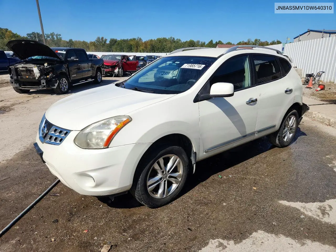 NISSAN ROGUE 2013, VIN JN8AS5MV1DW640310