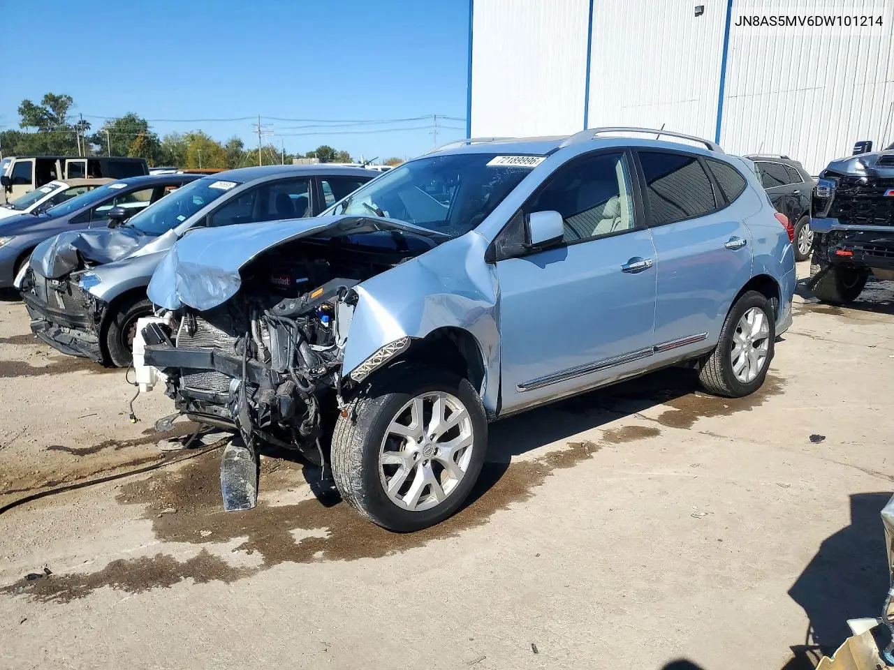 NISSAN ROGUE 2013, VIN JN8AS5MV6DW101214