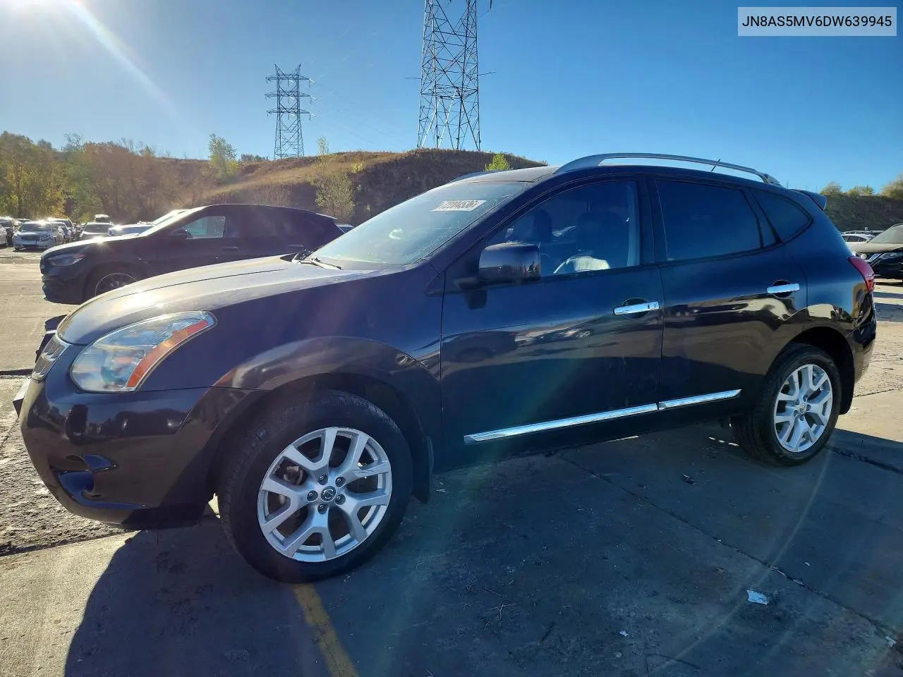 NISSAN ROGUE 2013, VIN JN8AS5MV6DW639945