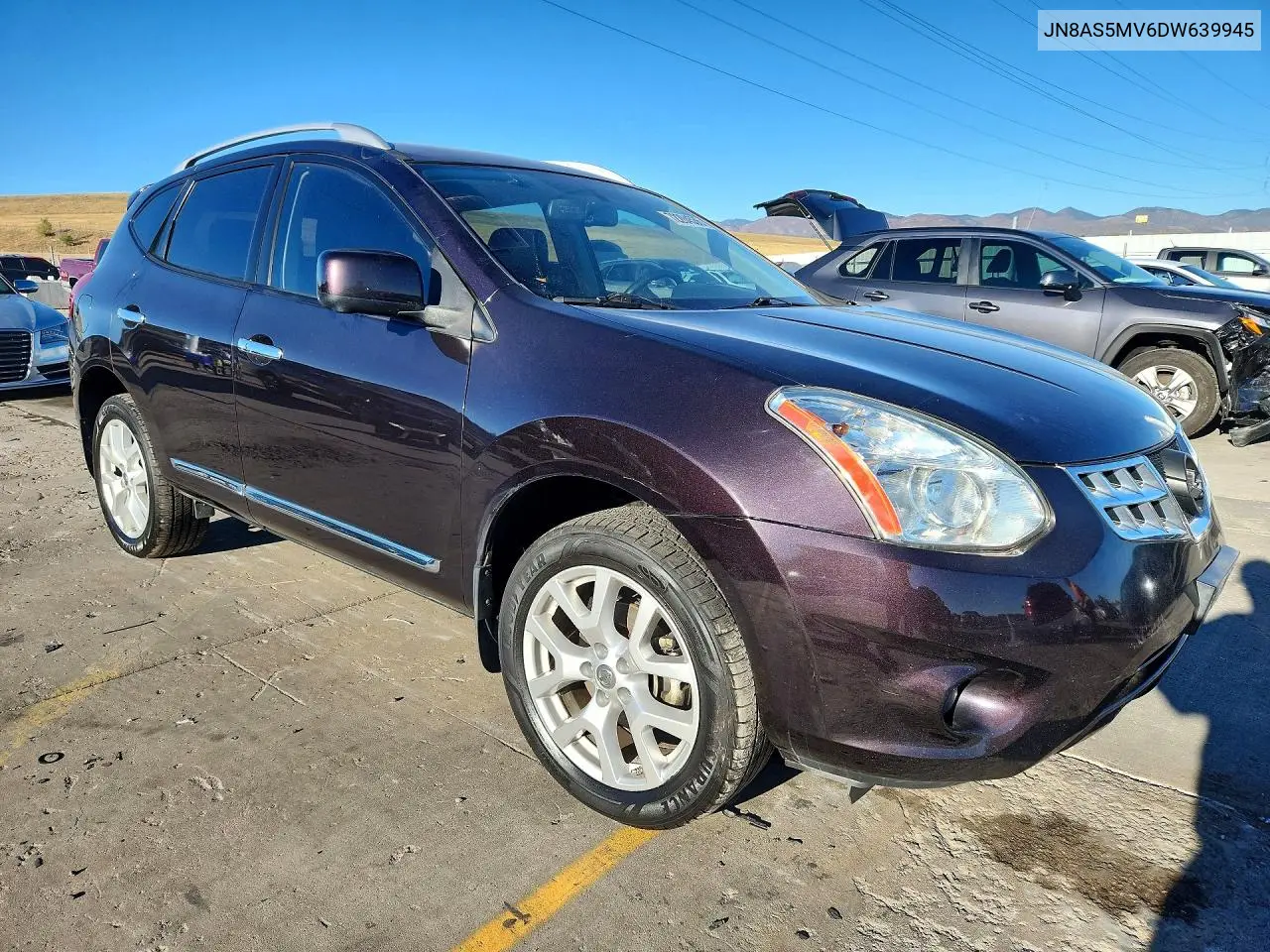 2013 NISSAN ROGUE VIN JN8AS5MV6DW639945 — фото 4