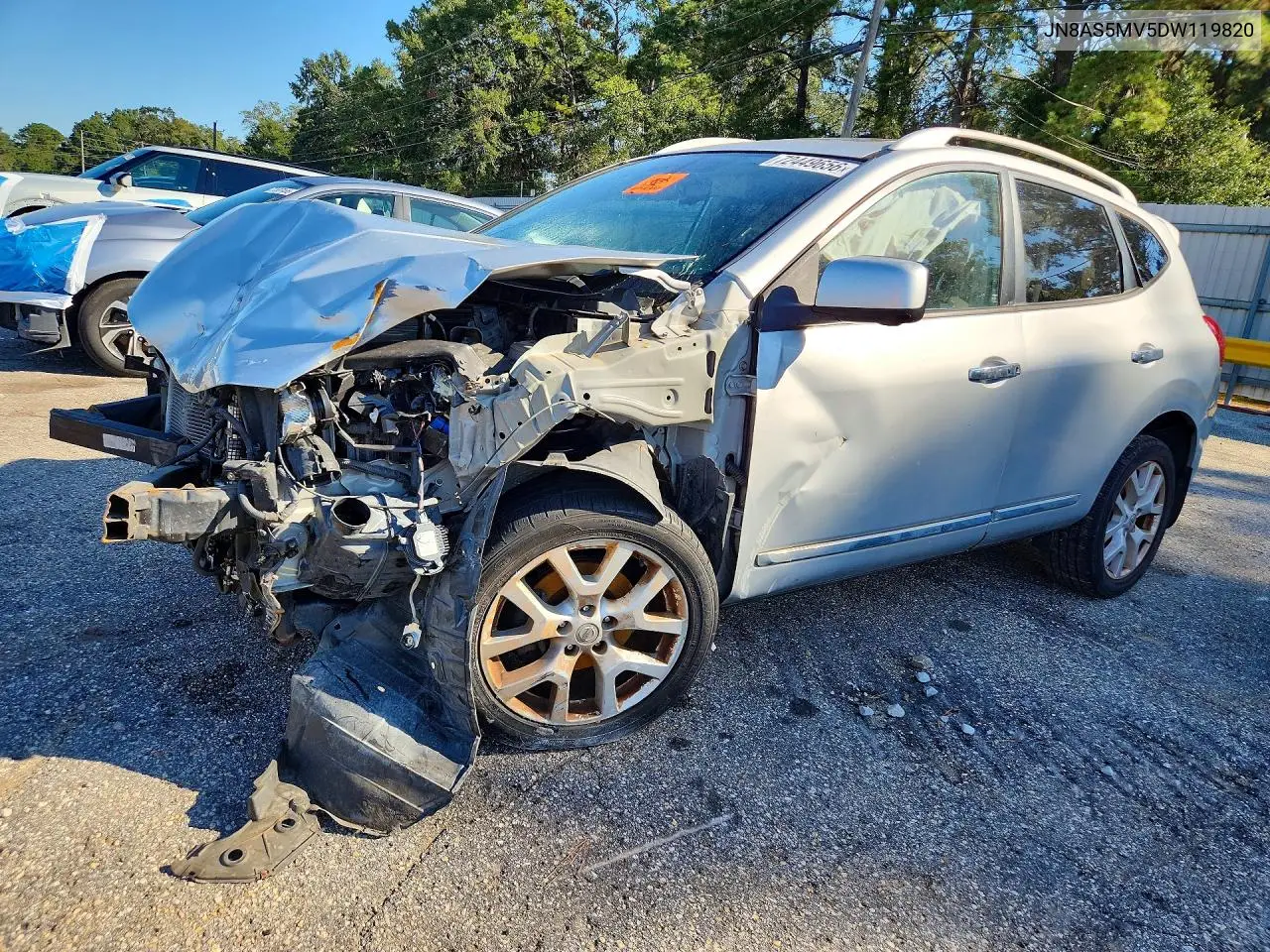 NISSAN ROGUE 2013, VIN JN8AS5MV5DW119820