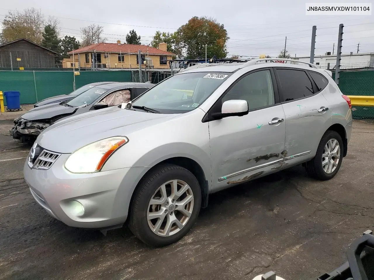 NISSAN ROGUE 2013, VIN JN8AS5MVXDW101104