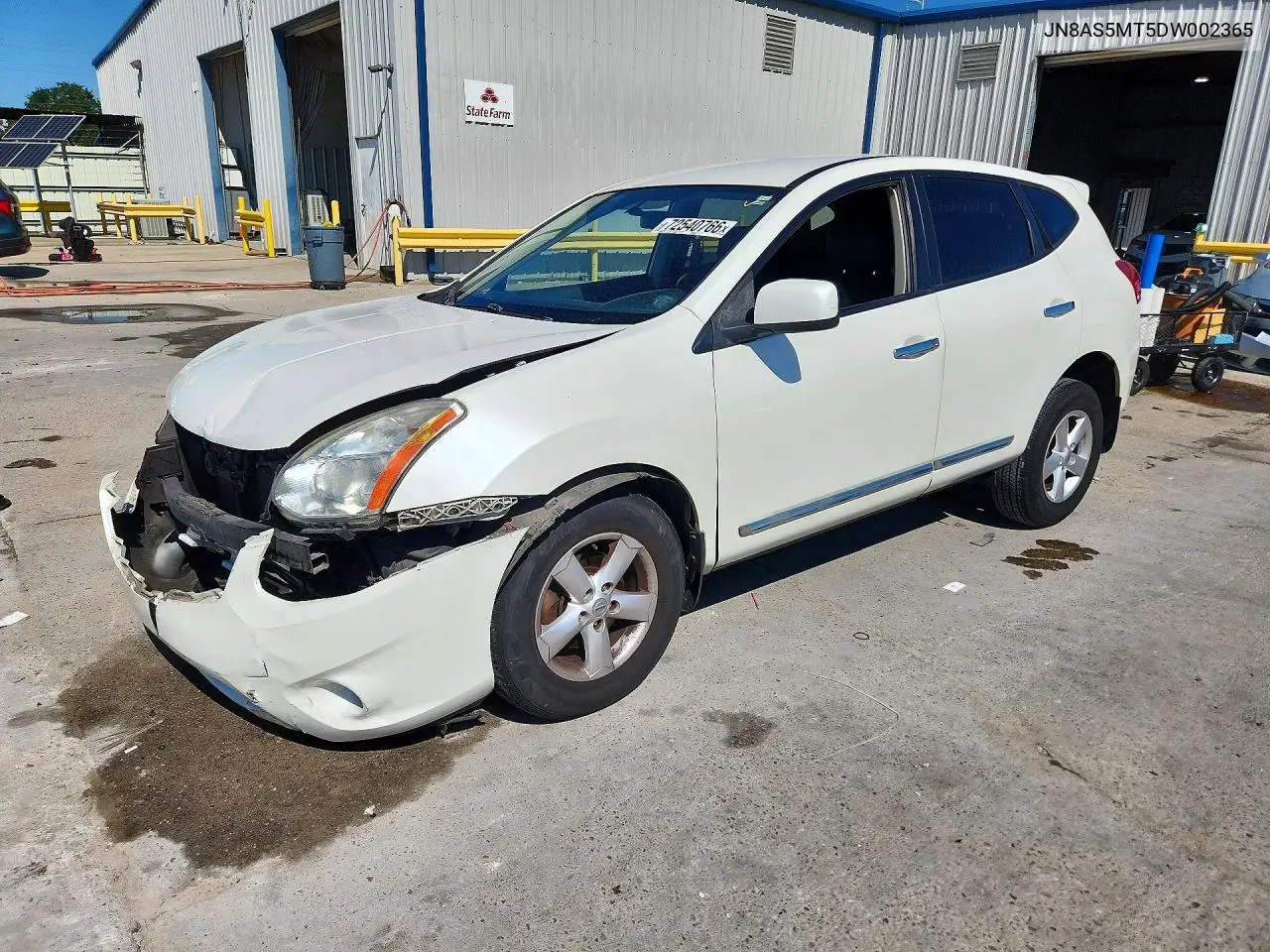 NISSAN ROGUE 2013, VIN JN8AS5MT5DW002365