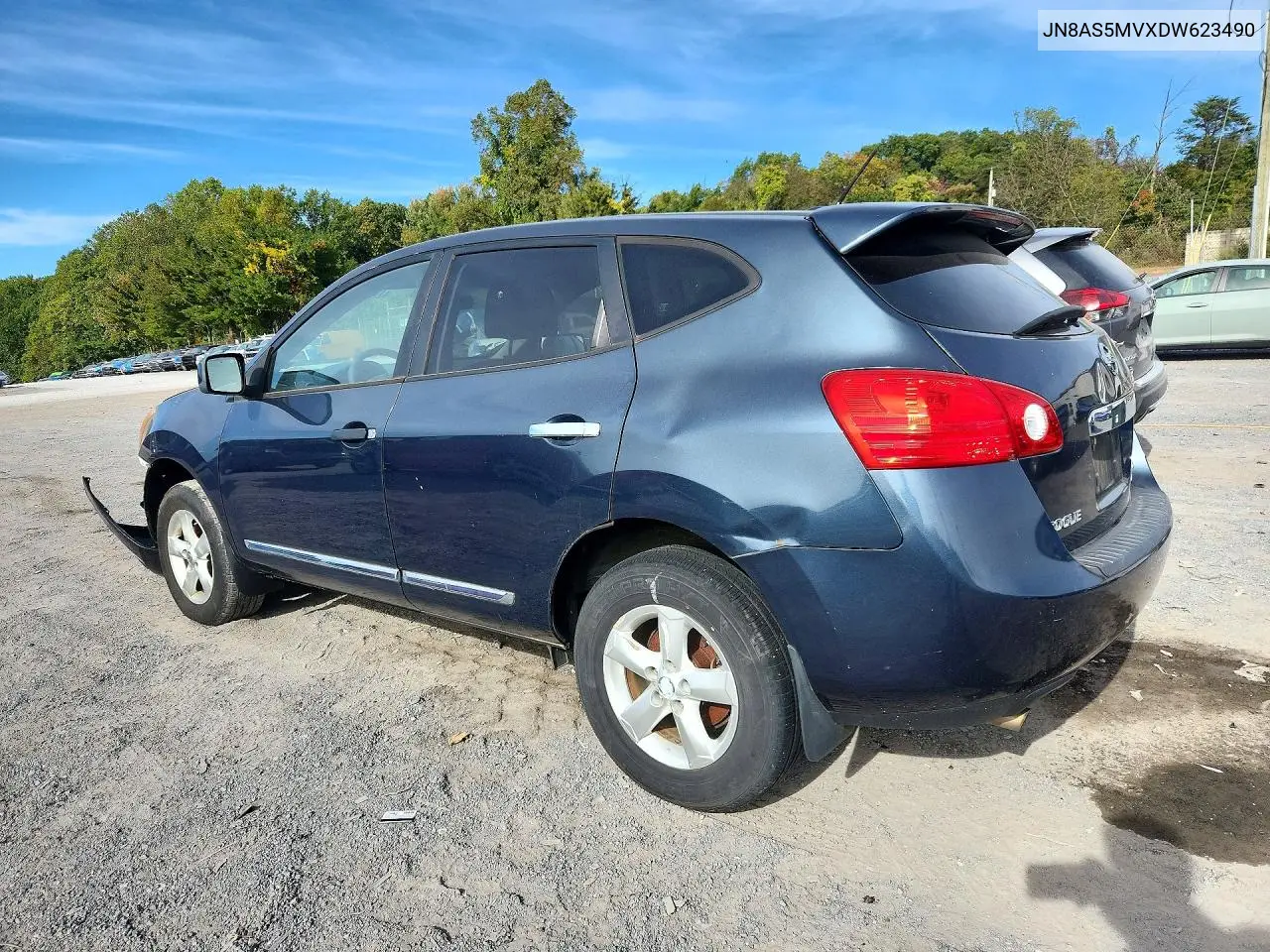 2013 NISSAN ROGUE VIN JN8AS5MVXDW623490 — фото 2