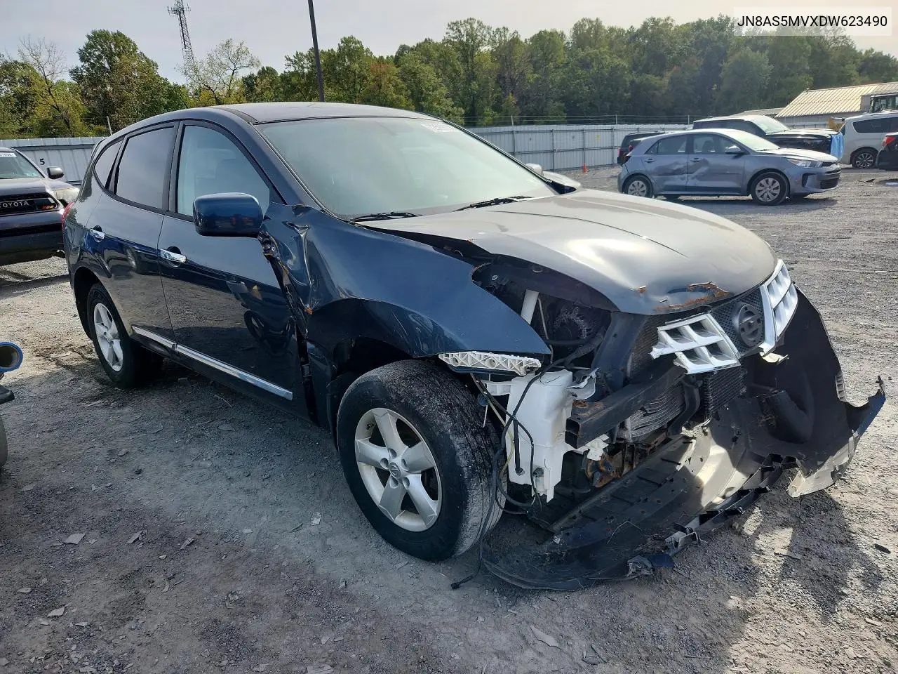 2013 NISSAN ROGUE VIN JN8AS5MVXDW623490 — фото 4