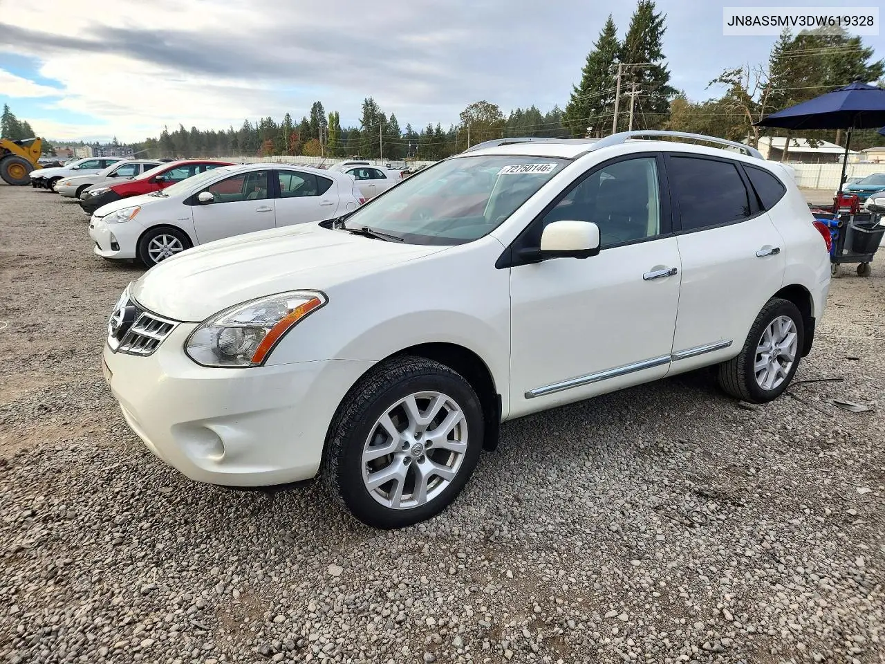 NISSAN ROGUE 2013, VIN JN8AS5MV3DW619328