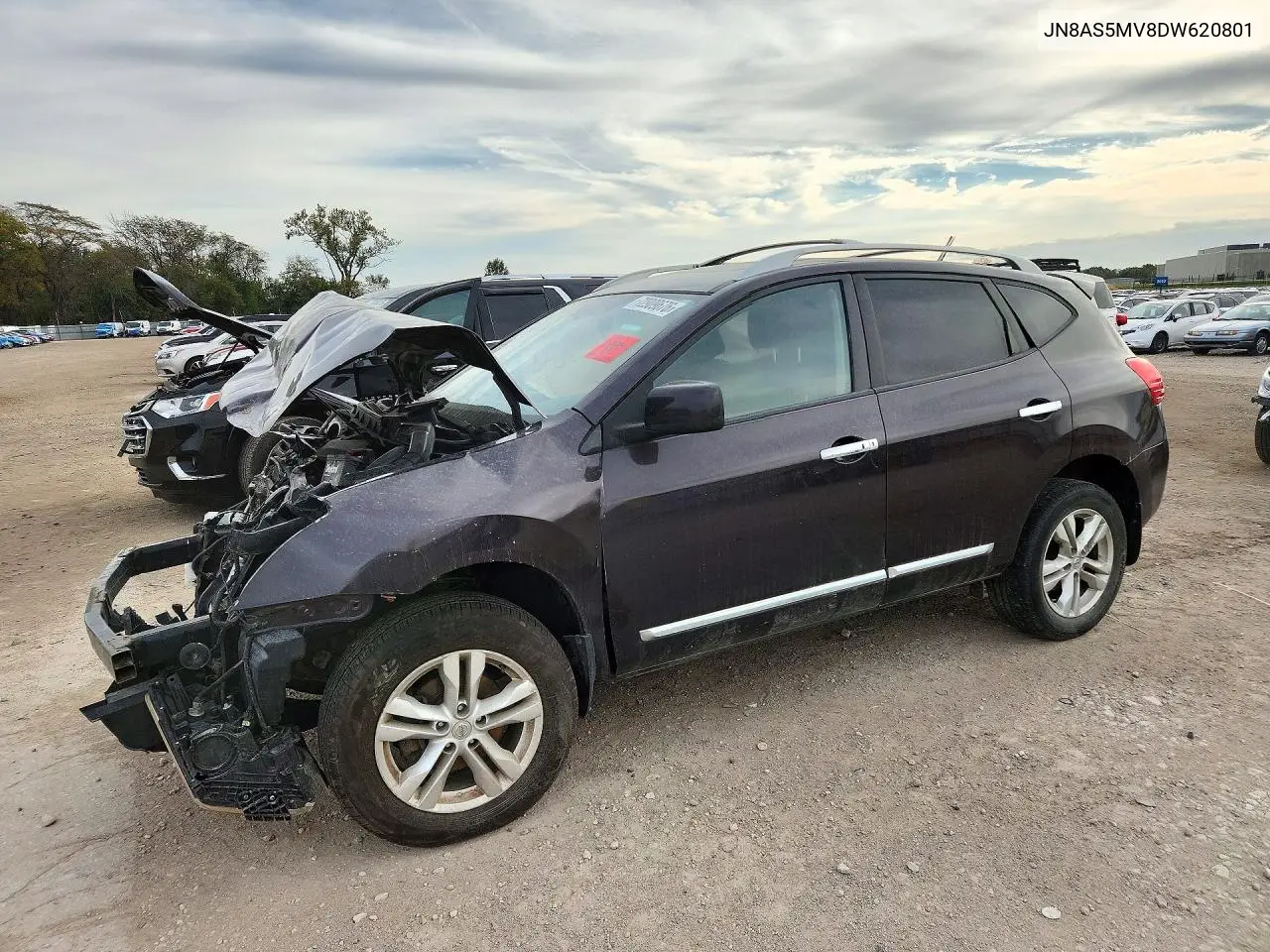 NISSAN ROGUE 2013, VIN JN8AS5MV8DW620801