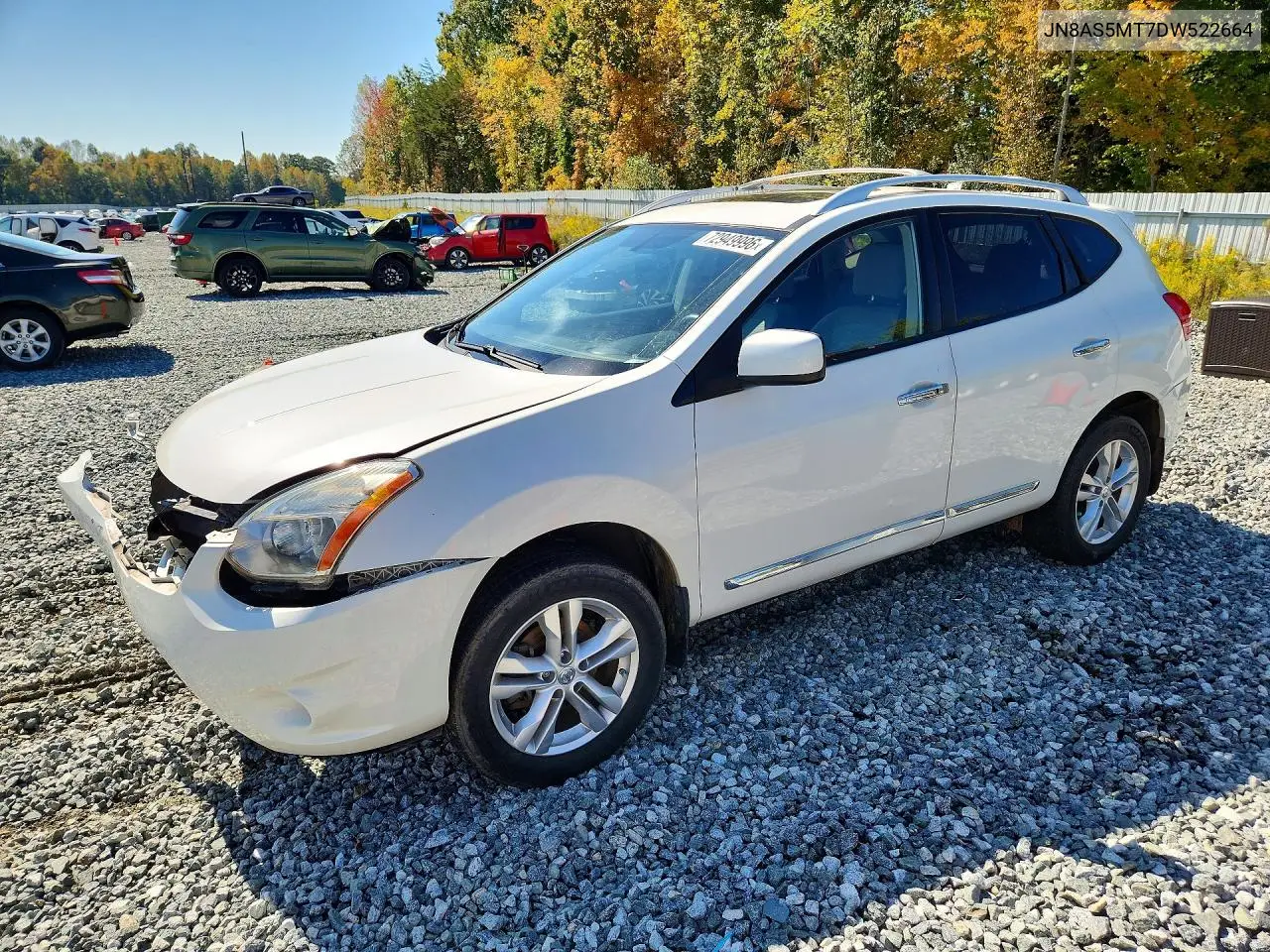 NISSAN ROGUE 2013, VIN JN8AS5MT7DW522664