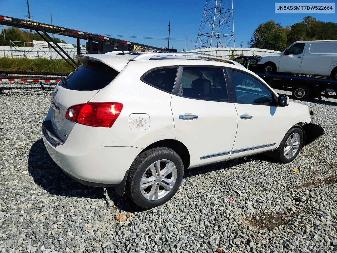 2013 NISSAN ROGUE VIN JN8AS5MT7DW522664 — фото 3