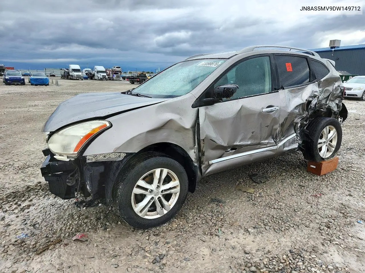 NISSAN ROGUE 2013, VIN JN8AS5MV9DW149712
