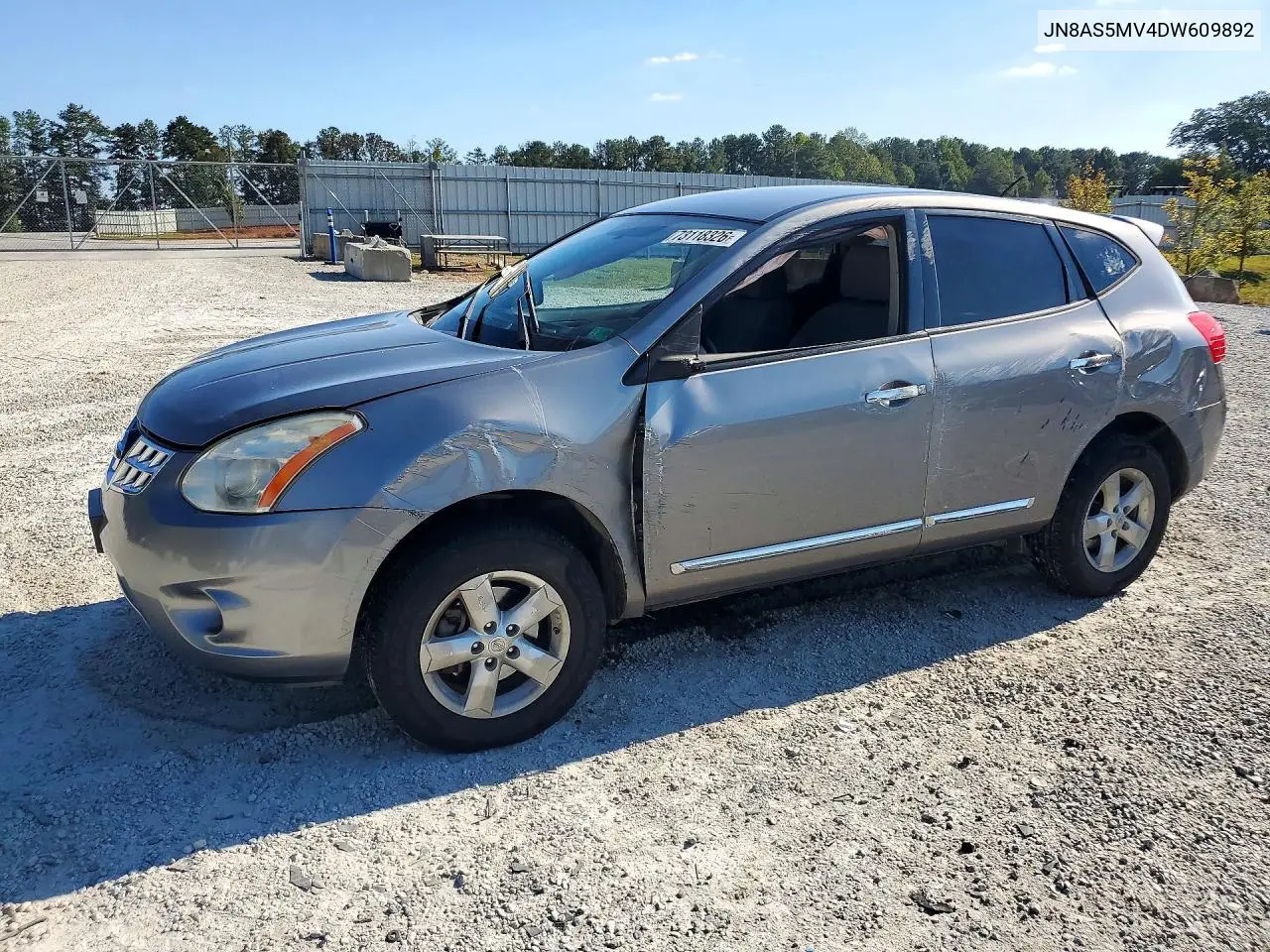 NISSAN ROGUE 2013, VIN JN8AS5MV4DW609892