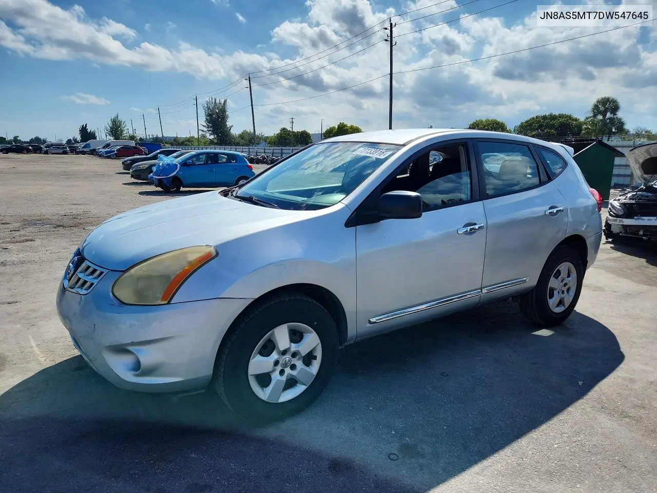 NISSAN ROGUE 2013, VIN JN8AS5MT7DW547645