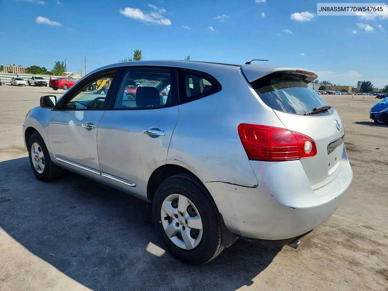 2013 NISSAN ROGUE VIN JN8AS5MT7DW547645 — фото 2