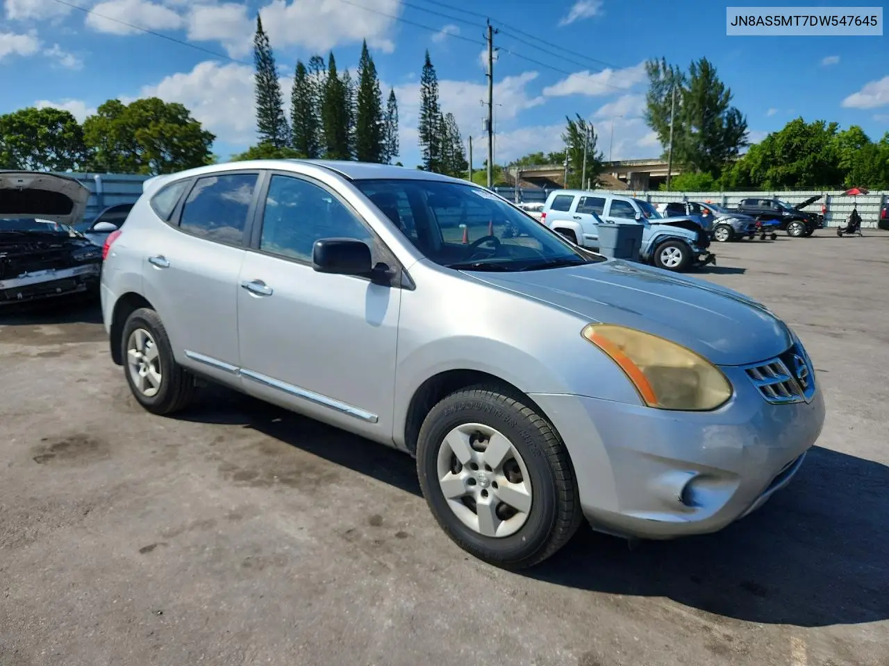 2013 NISSAN ROGUE VIN JN8AS5MT7DW547645 — фото 4