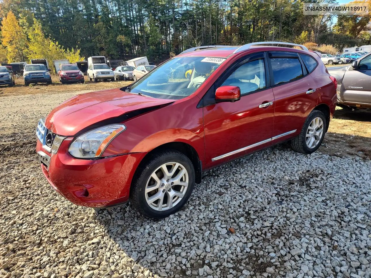 NISSAN ROGUE 2013, VIN JN8AS5MV4DW118917