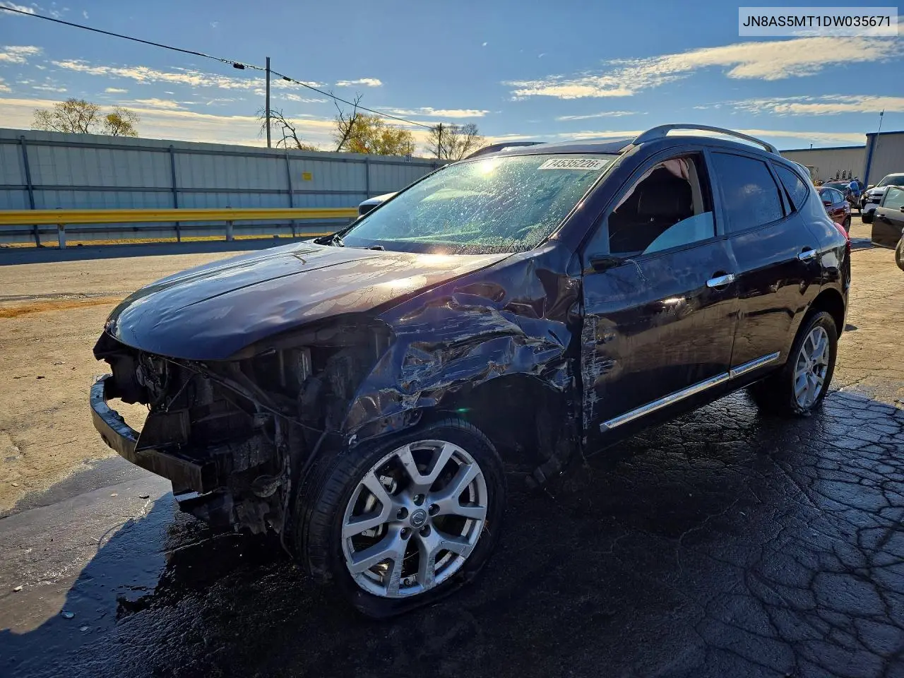 NISSAN ROGUE 2013, VIN JN8AS5MT1DW035671