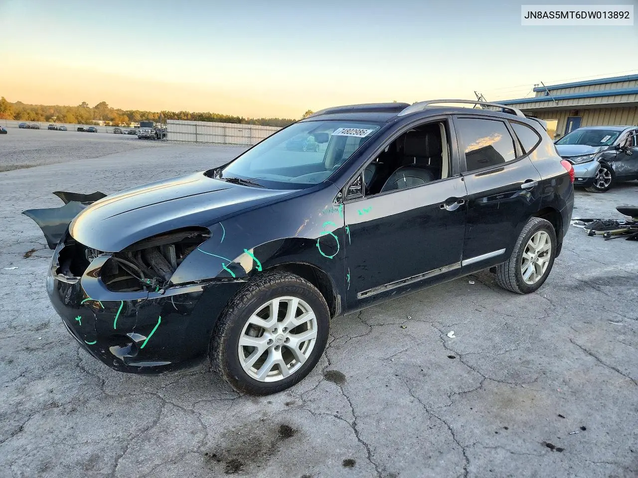 NISSAN ROGUE 2013, VIN JN8AS5MT6DW013892