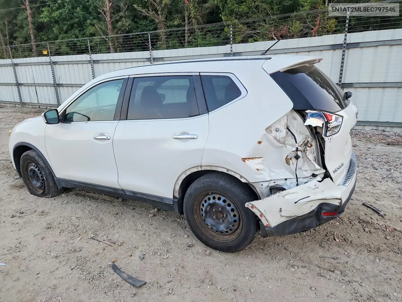 2014 NISSAN ROGUE VIN 5N1AT2ML8EC797546 — фото 2