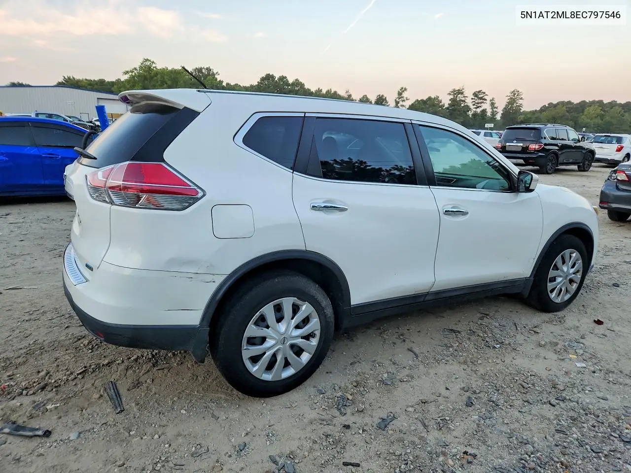 2014 NISSAN ROGUE VIN 5N1AT2ML8EC797546 — фото 3