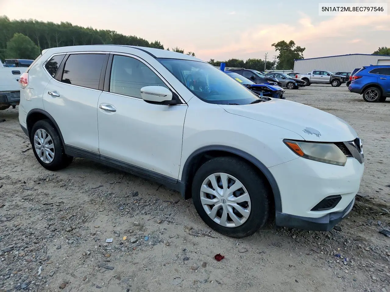 2014 NISSAN ROGUE VIN 5N1AT2ML8EC797546 — фото 4
