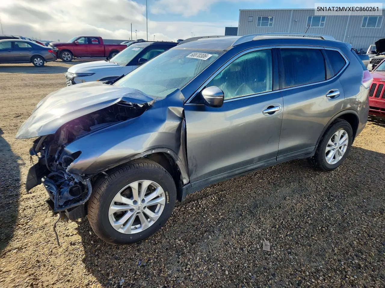 NISSAN ROGUE 2014, VIN 5N1AT2MVXEC860261